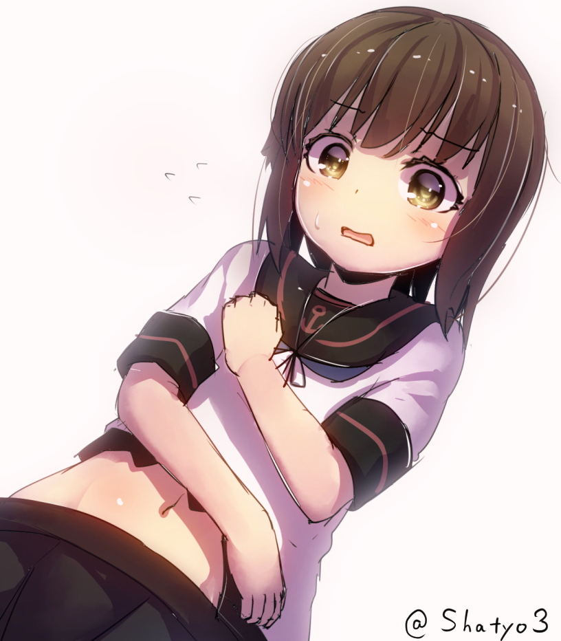 fubuki and fubuki kai ni (kantai collection) drawn by minarai_shachou