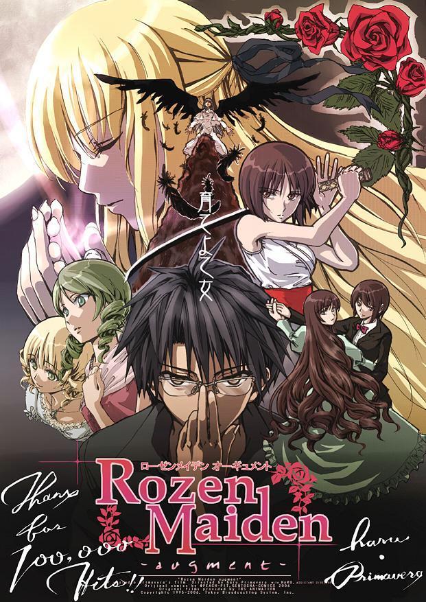 suigintou, shinku, suiseiseki, souseiseki, hinaichigo, and 3 more (rozen maiden) drawn by haru_(primavera)