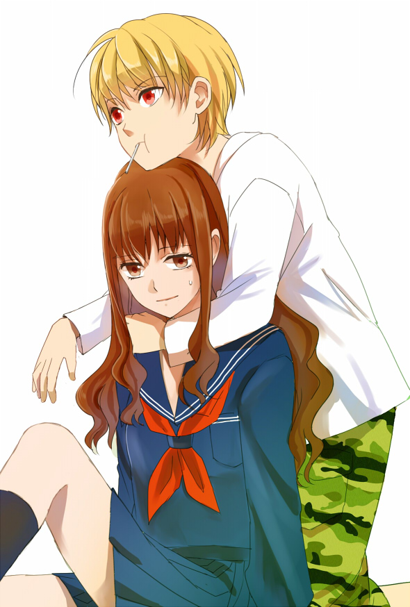 gilgamesh, kishinami hakuno, and child gilgamesh (fate and 3 more) drawn by lemonlait