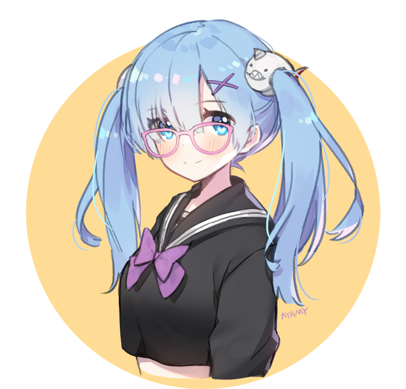 rem and hakugei (re:zero kara hajimeru isekai seikatsu) drawn by ayamy