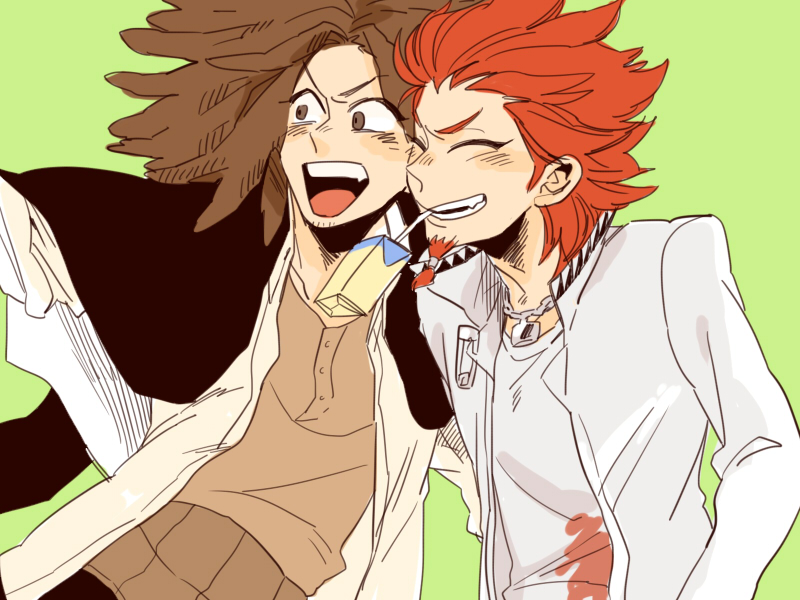 hagakure yasuhiro and kuwata leon (danganronpa and 1 more) drawn by tunehico