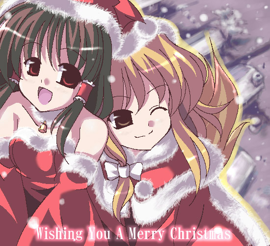 hakurei reimu and kirisame marisa (touhou) drawn by aoi_masami