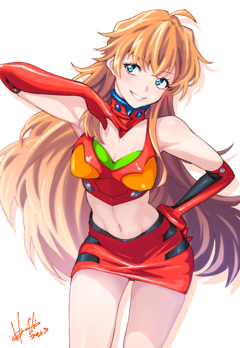 souryuu asuka langley (neon genesis evangelion and 2 more) drawn by hori_shin
