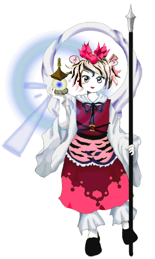 toramaru shou (touhou and 1 more) drawn by xoxo_mk and zun_(artist)