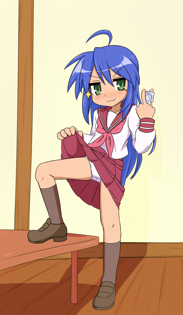 izumi konata (lucky star) drawn by not_call