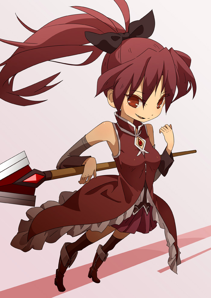 sakura kyoko (mahou shoujo madoka magica) drawn by ukke