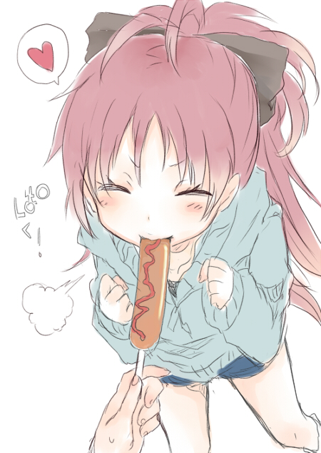 sakura kyoko (mahou shoujo madoka magica) drawn by anonymous_(2ch_sakura_kyouko_thread) and mijinkouka