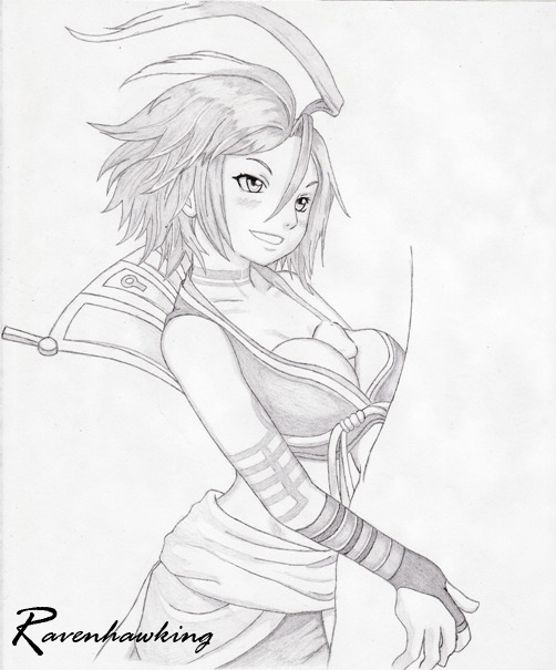 alkaid (.hack// and 1 more) drawn by ravenhawking