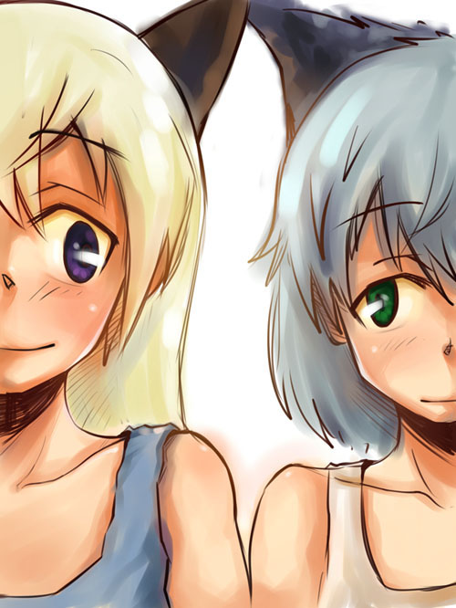 sanya v. litvyak and eila ilmatar juutilainen (world witches series and 1 more) drawn by monster28