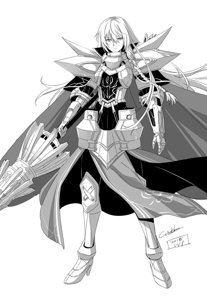 arianrhod (eiyuu densetsu and 2 more) drawn by werkbau
