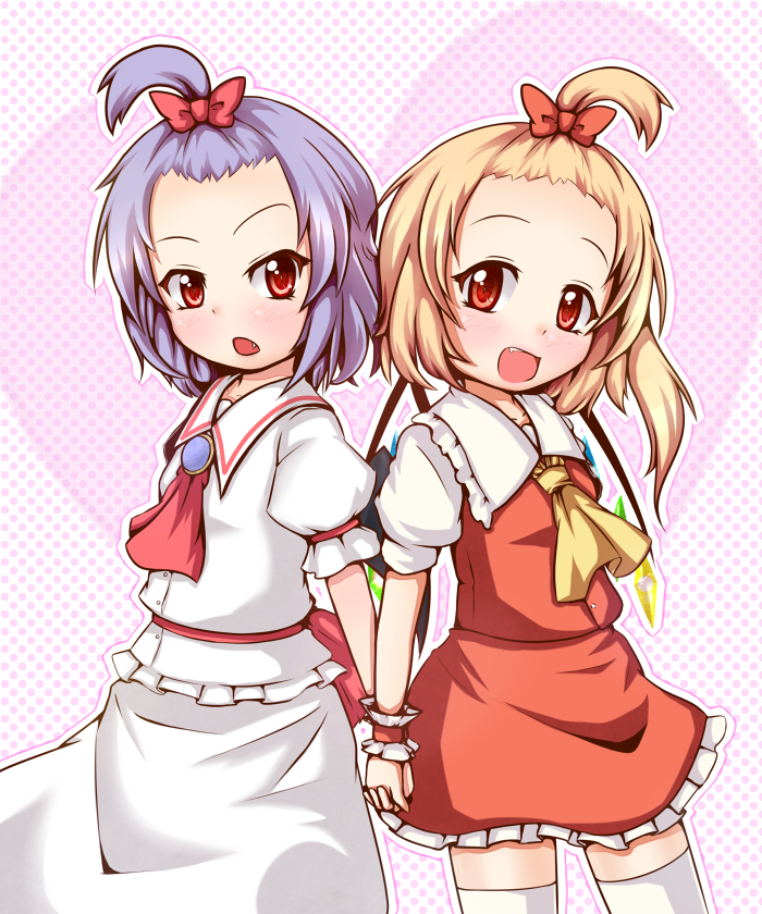 remilia scarlet and flandre scarlet (touhou) drawn by inanosuke