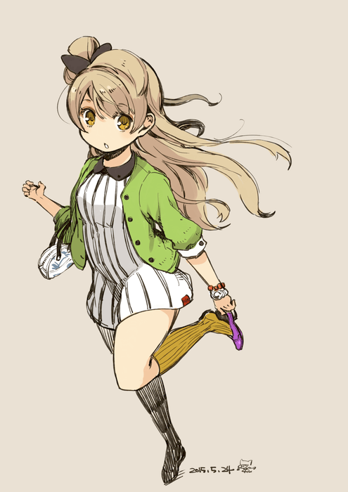 minami kotori (love live! and 1 more) drawn by mota
