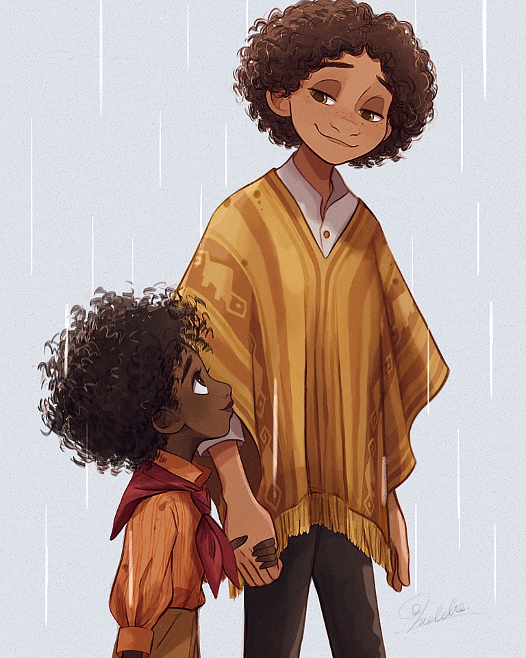 camilo madrigal and antonio madrigal (encanto) drawn by melchencanto