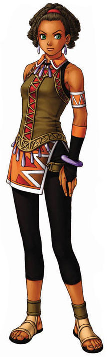aila (gensou suikoden and 1 more) drawn by ishikawa_fumi
