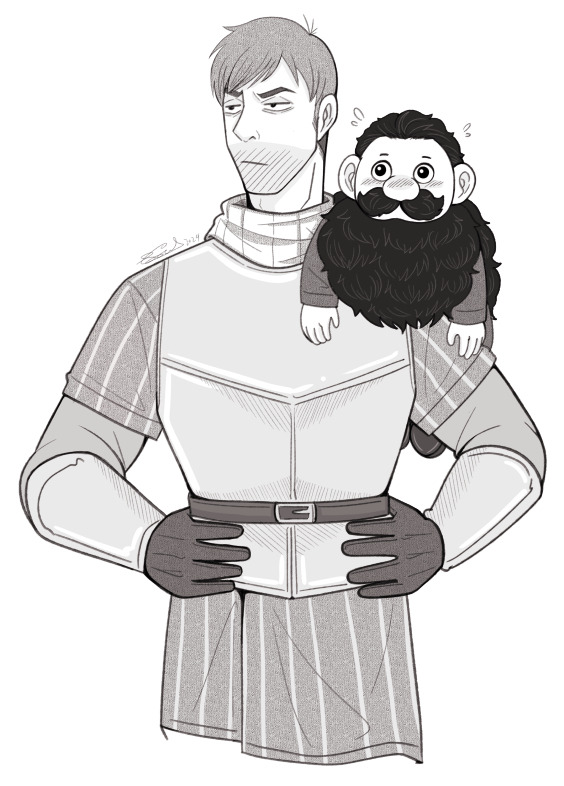 senshi and chilchuck tims (dungeon meshi) drawn by kimchunbae