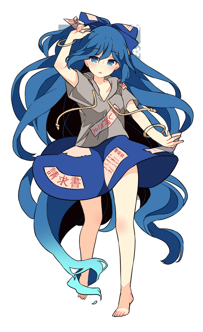 yorigami shion (touhou) drawn by haya_taro_pochi