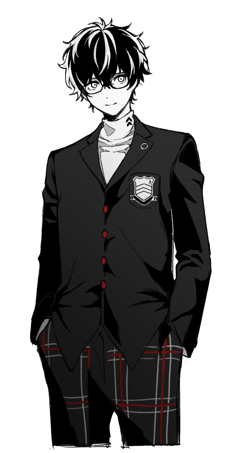 amamiya ren (persona and 1 more) drawn by siribang1215