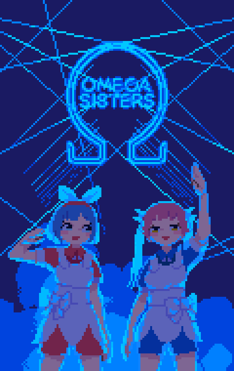 omega rio and omega ray (omega sisters) drawn by otnweo