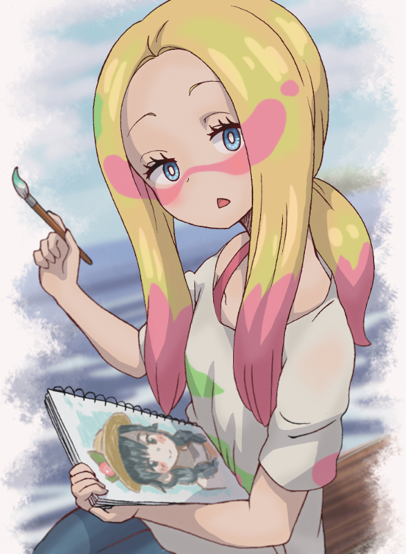selene and mina (pokemon and 1 more) drawn by otonashi_shizuko