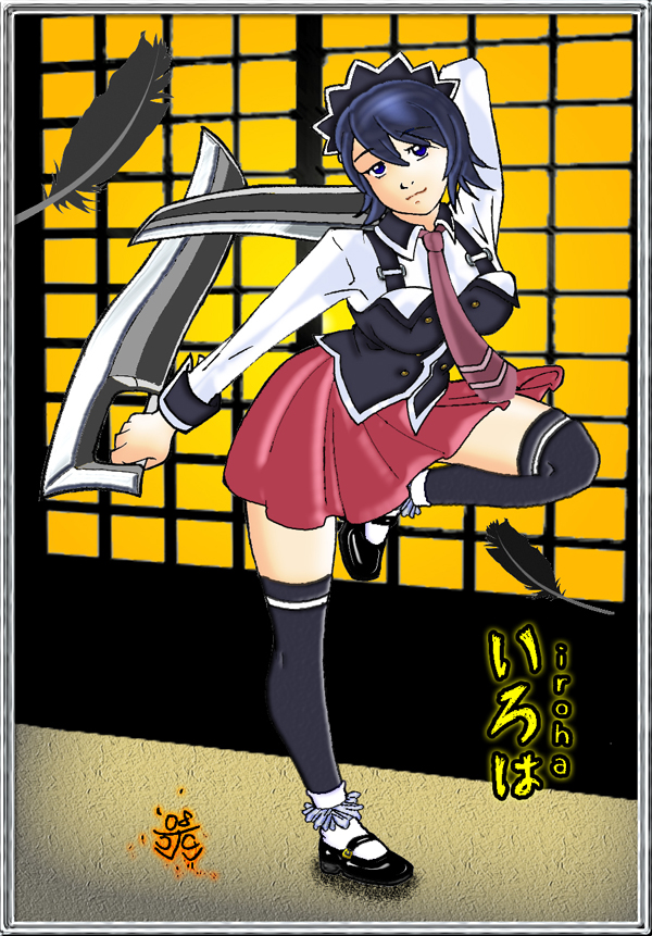 iroha (samurai spirits and 1 more) drawn by suichiro_tanaka and yomerome