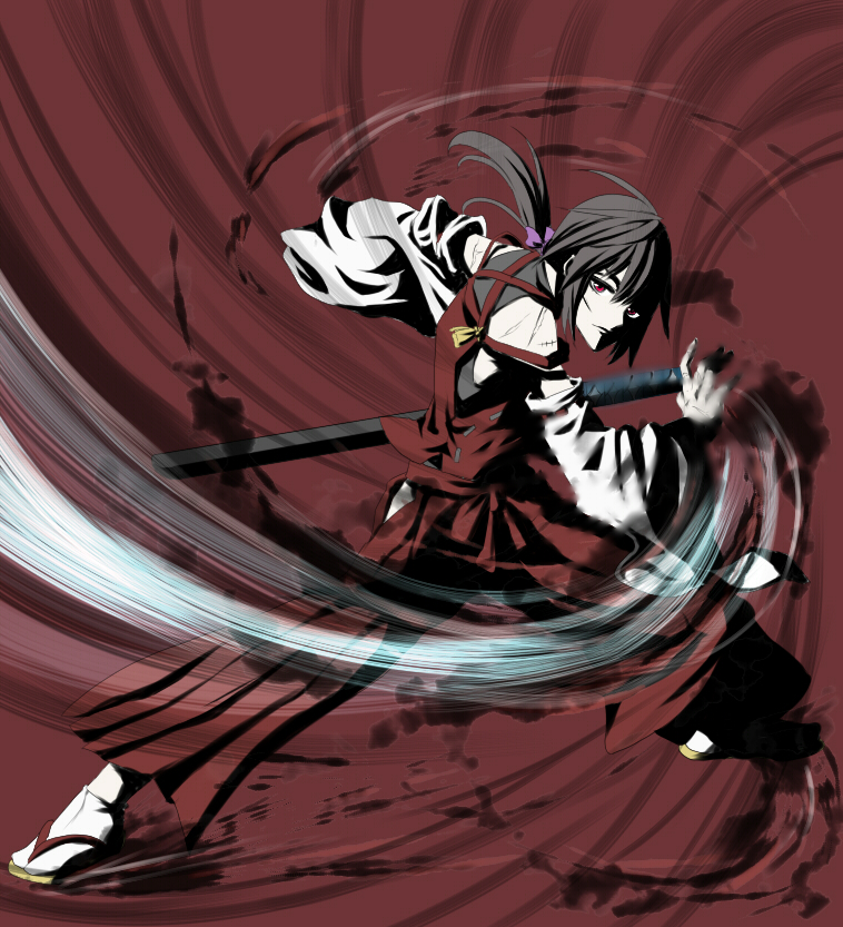 sendai hakurei no miko (touhou and 1 more) drawn by rion_(glayjirobass)