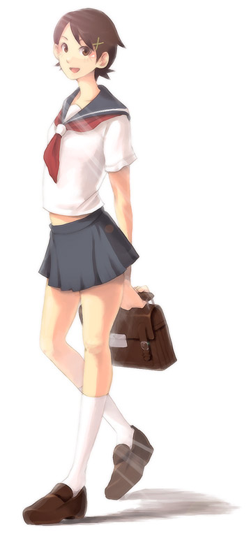 fuura kafuka (sayonara zetsubou sensei) drawn by haru_(fiction)