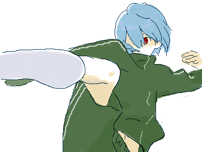 ayanami rei (neon genesis evangelion) drawn by gen_(susono01)