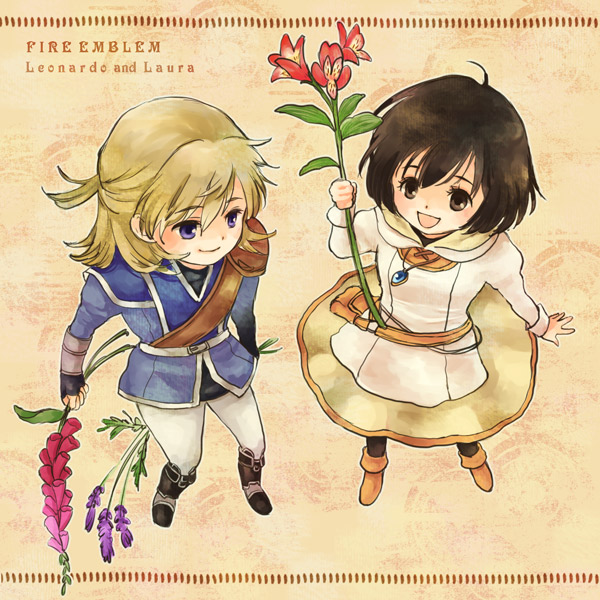laura and leonardo (fire emblem and 1 more) drawn by yukaris