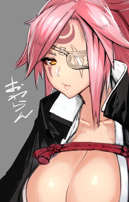 baiken (guilty gear and 1 more) drawn by amamiya_(abaros)
