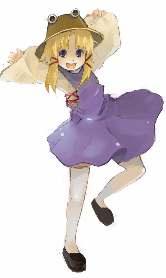 moriya suwako and pyonta (touhou) drawn by zeni