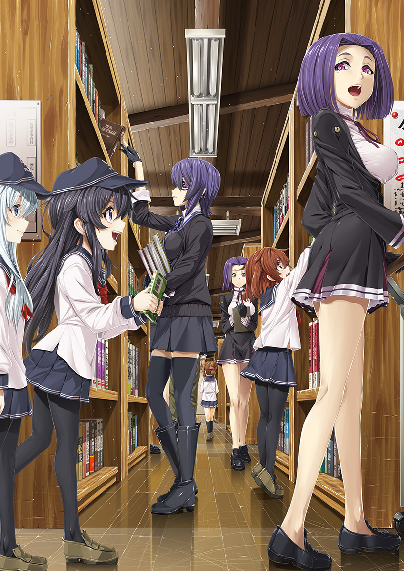 hibiki, inazuma, tenryuu, ikazuchi, akatsuki, and 1 more (kantai collection) drawn by ifuji_shinsen