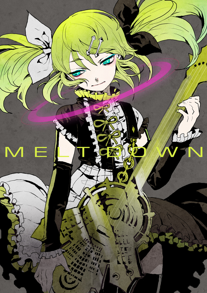 kagamine rin (vocaloid and 1 more) drawn by tobi_(kotetsu)