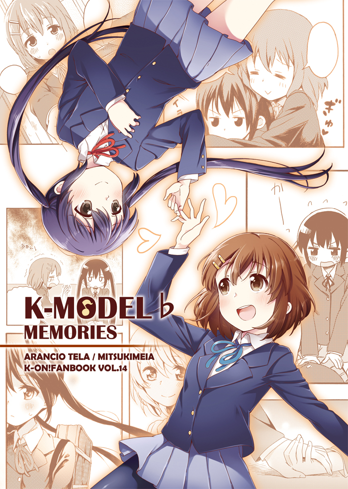 nakano azusa and hirasawa yui (k-on!) drawn by mitsuki_meia