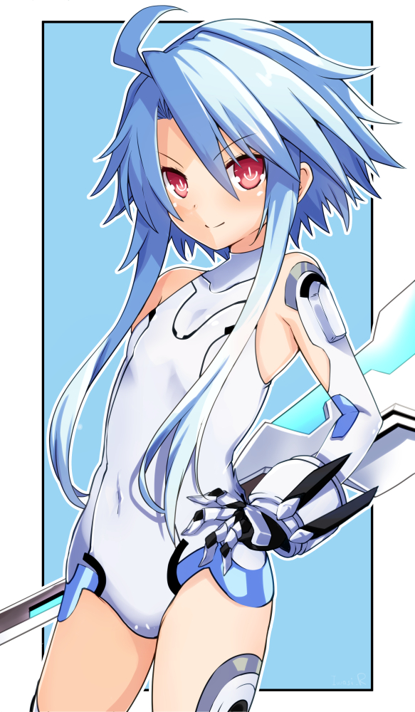white heart (neptune) drawn by iwashi_dorobou_-r-