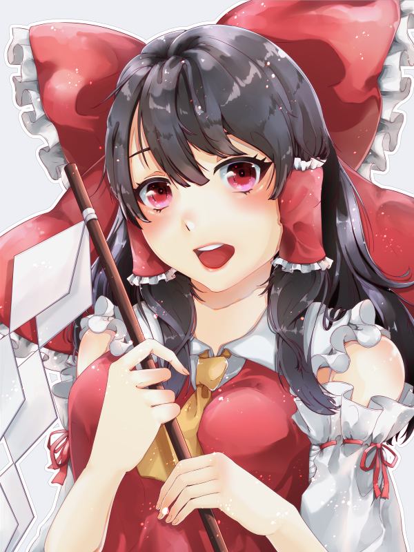 hakurei reimu (touhou) drawn by nao-san_(user_mmfr2354)