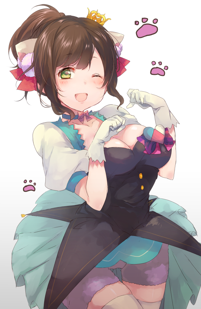 maekawa miku (idolmaster and 1 more) drawn by miseo_(mrkglove)