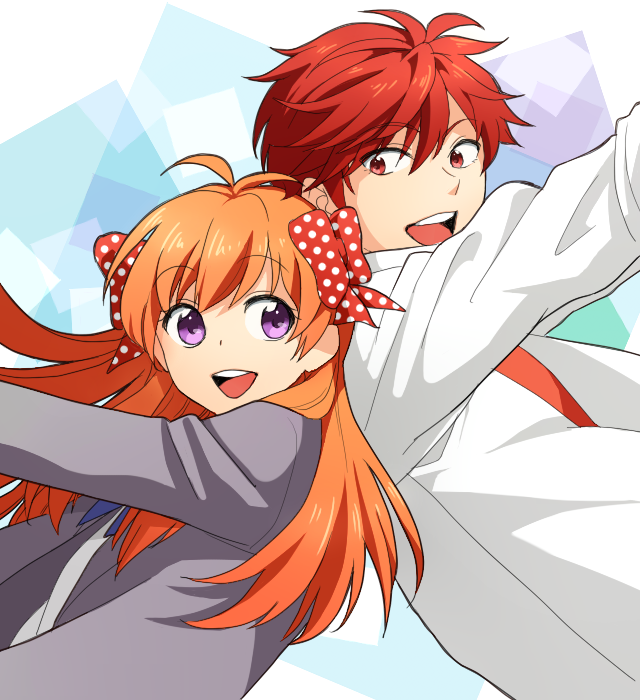 sakura chiyo and mikoshiba mikoto (gekkan shoujo nozaki-kun) drawn by otton