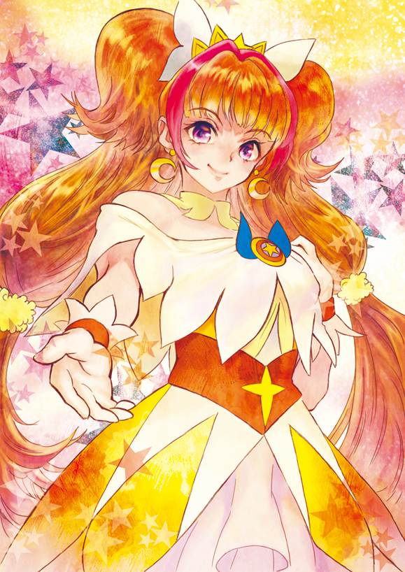 amanogawa kirara and cure twinkle (precure and 1 more) drawn by saraoku-san