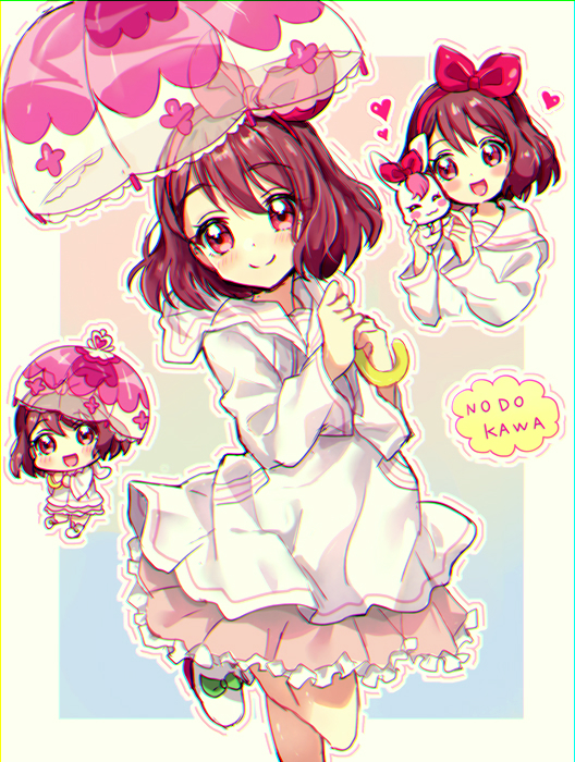 hanadera nodoka and rabirin (precure and 1 more) drawn by eru