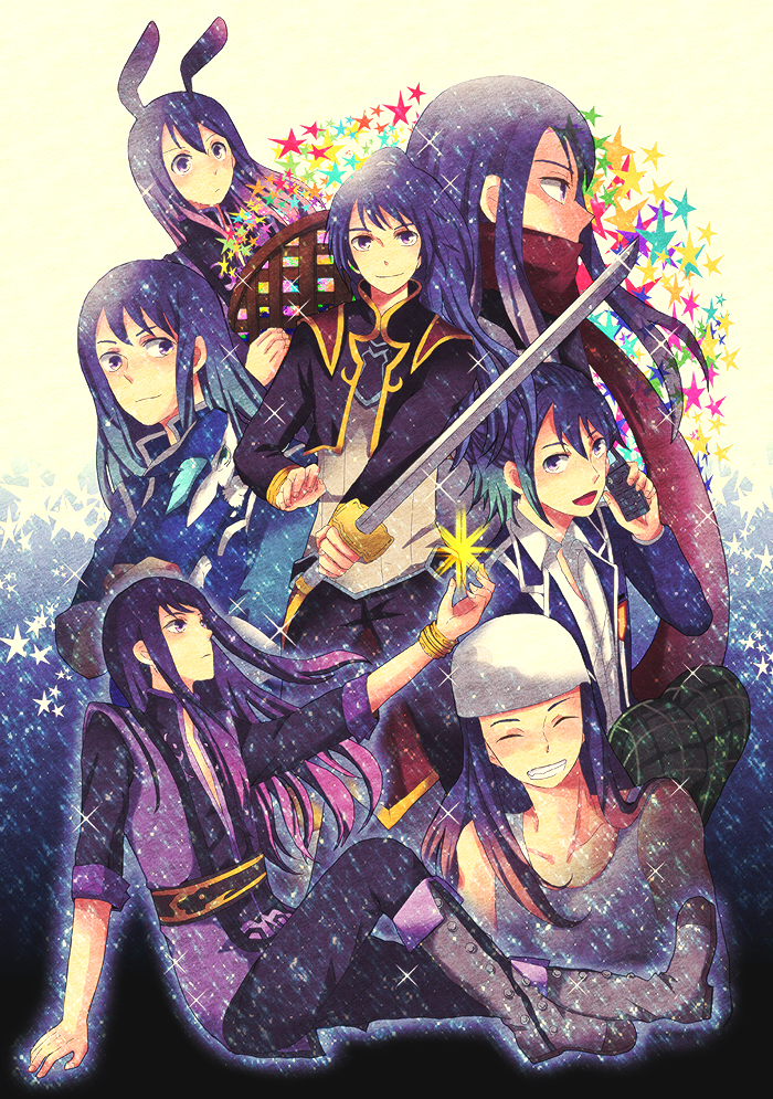 yuri lowell and repede (tales of and 1 more) drawn by kuga_asumi