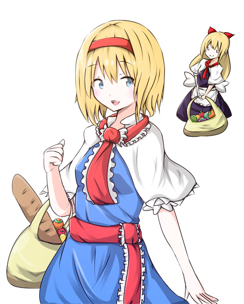 alice margatroid and shanghai doll (touhou) drawn by onapan
