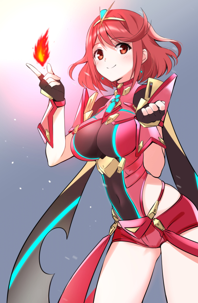 pyra (xenoblade chronicles and 1 more) drawn by taromarun