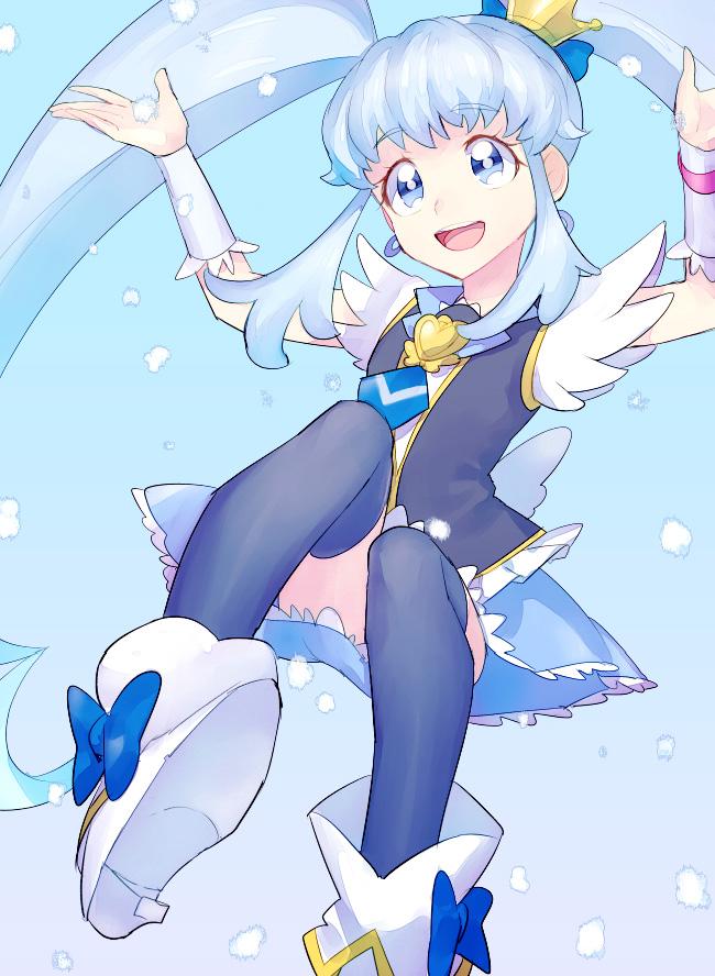 shirayuki hime and cure princess (precure and 1 more) drawn by kurochiroko