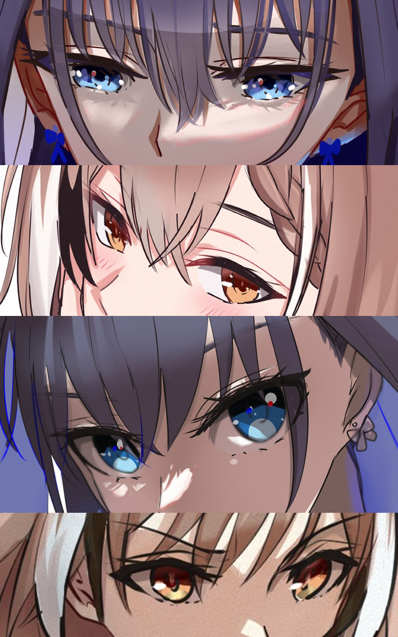 ouro kronii and nanashi mumei (hololive and 1 more) drawn by macartura08