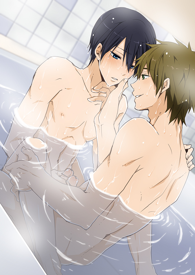 tachibana makoto and nanase haruka (free!) drawn by hato_yu-ki