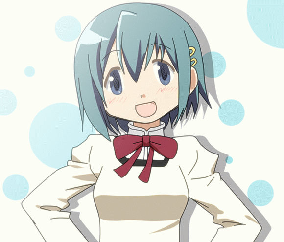 miki sayaka (mahou shoujo madoka magica and 1 more) drawn by hangaku