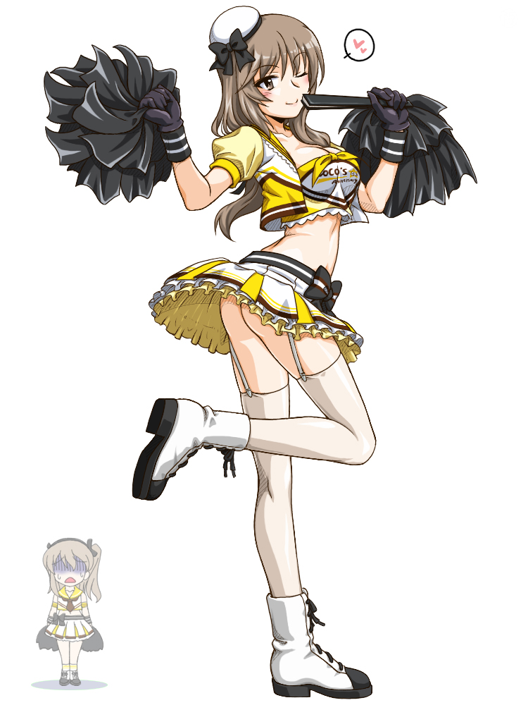 shimada arisu and shimada chiyo (girls und panzer) drawn by oosaka_kanagawa