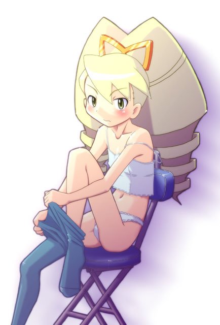 luna platz (mega man and 1 more) drawn by yoshi_(crossmind)