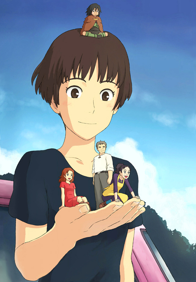 lisa, arrietty, spiller, pod, and homily (studio ghibli and 2 more) drawn by jas_(littlecrime)