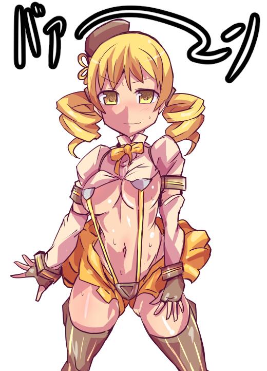 tomoe mami (mahou shoujo madoka magica and 1 more) drawn by gedou_danshaku